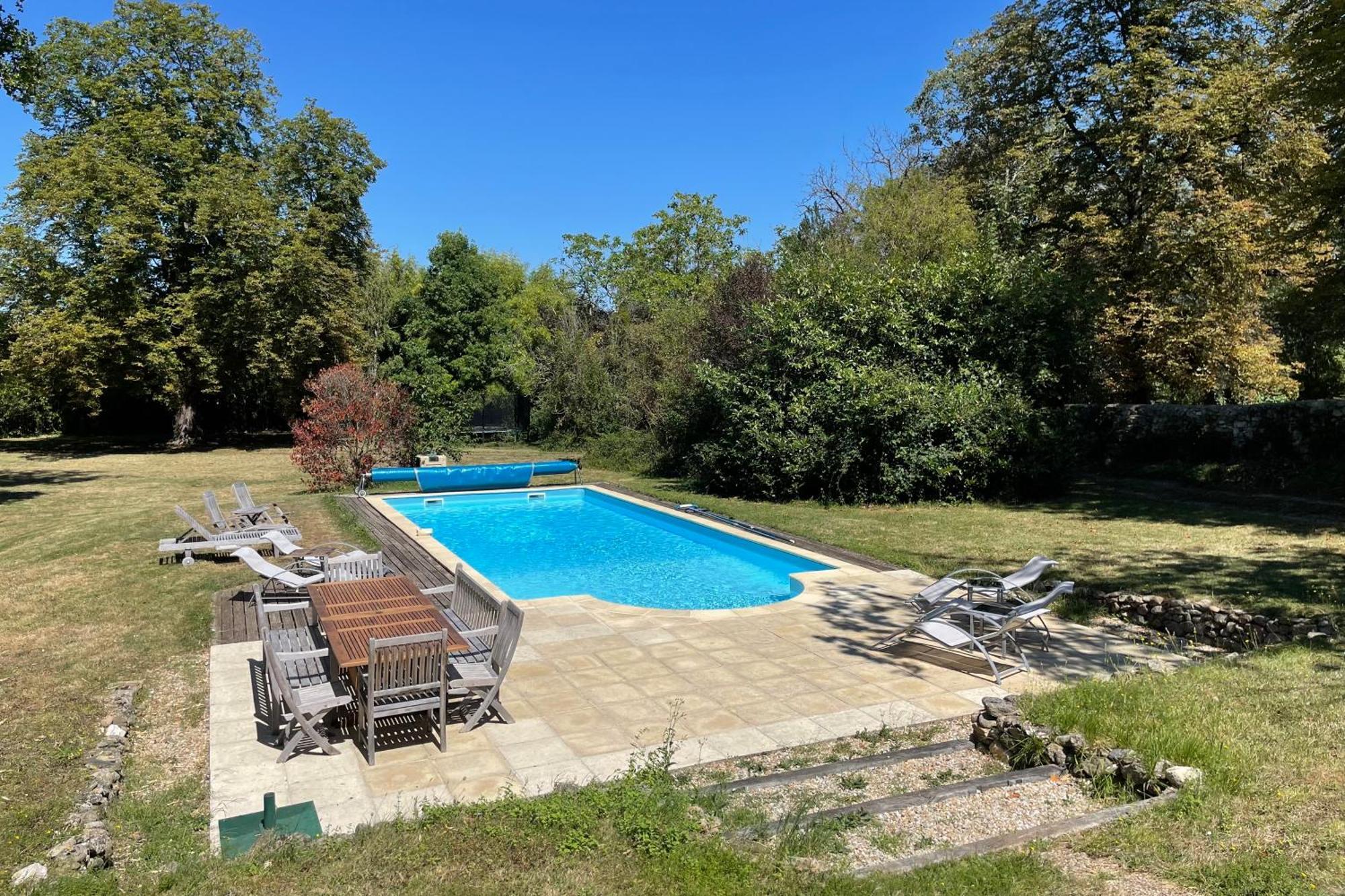 Beautiful 6 Bedroom House With Pool & Large Garden Le Pêchereau エクステリア 写真